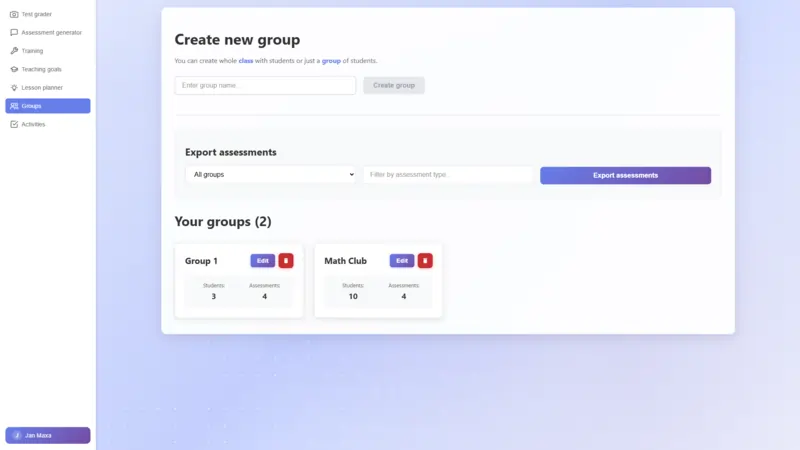 TeachersFlow class management interface